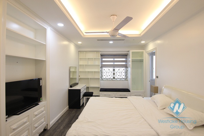 Big two bedrooms apartment for rent in Thuy Khue street, Tay Ho district, Ha Noi